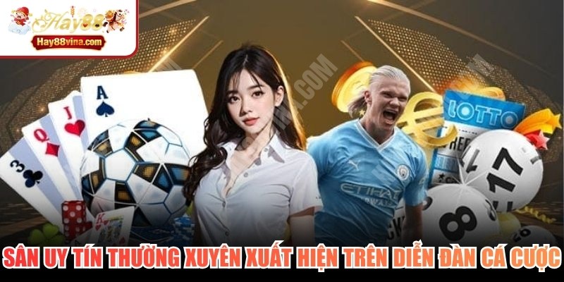 Sân uy tín thường xuyên xuất hiện trên các diễn đàn cá cược